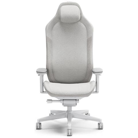 Refine Sedia da gaming per PC Seduta imbottita Bianco - Foto 1