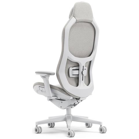 Refine Sedia da gaming per PC Seduta imbottita Bianco - Foto 8