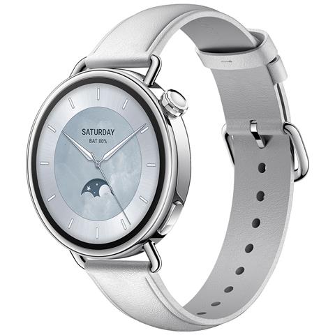 S4 3,35 cm (1.32") AMOLED 41 mm Digitale 466 x 466 Pixel Argento - Foto 1