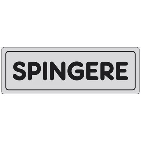 Cartelli segnaletici adesivi Pubblicentro - spingere - 15909300ADB0150X0050 - Foto 2