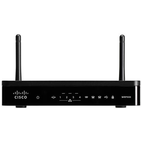 Router WRP500 Dual-band (2.4 GHz / 5 GHz) Gigabit Ethernet 4 Porte LAN / 2 Porte RJ-11 / USB 2.0 - Foto 1