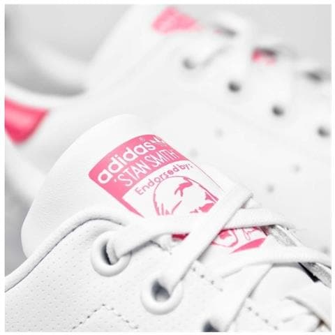 Original Stan Smith J Scarpa Tempo Libero Ragazze Uk Junior 3,5 - Foto 5