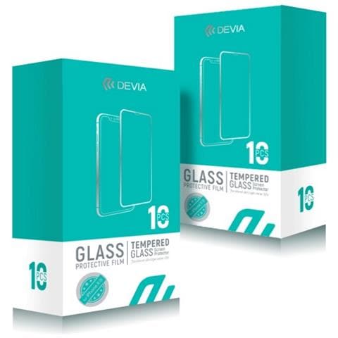 Box 10 Pellicole In Vetro Temperato Full Per Iphone Xs Max - Foto 1