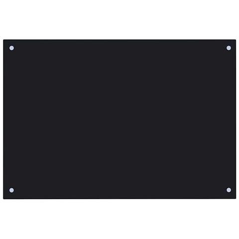 Paraschizzi Per Cucina Nero 90x50 Cm In Vetro Temperato - Foto 1