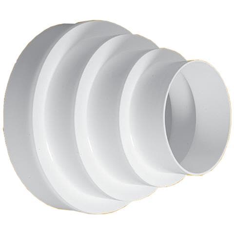 80100120125150160mm Giro Sfogo Tubo Riduttore Ventilazione Riduzione - Foto 1