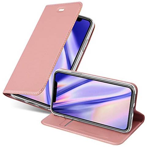 Custodia Libro Per Apple Iphone Xr In Classy Oro Rosa - Con Vani Di Carte, Funzione Stand E Chiusura Magnetica - Portafoglio Cover Case Wallet Book Etui Protezione - Foto 1