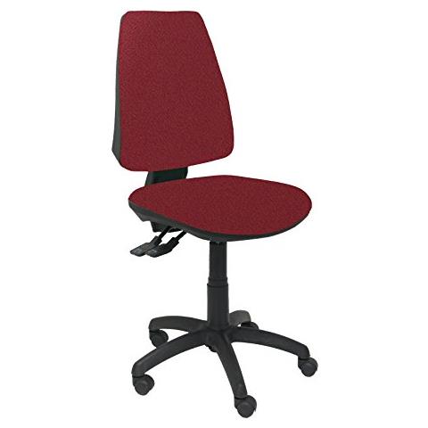 14s - sedia Da Ufficio Ergonomica Con Meccanismo Sincro, Rotelle In Nylon, Tessuto Bali Granata - Foto 1