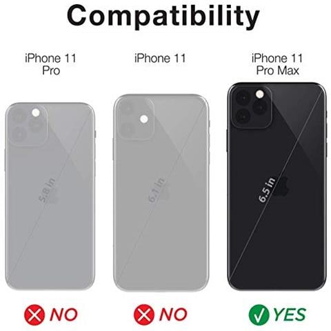 Shield Difesa - Custodia In Alluminio Per Iphone Pro Max 11 (test Di Caduta 3m) (nero)  - Foto 3