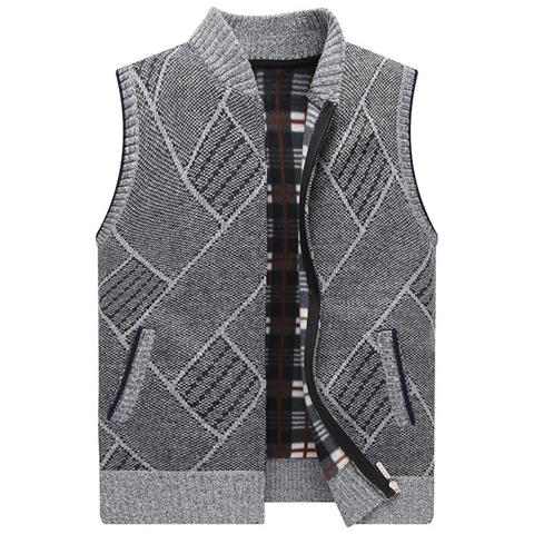 SLOWMOOSE - Maglione Da Uomo, Maglioni Senza Maniche Hip Hop Gilet,  Streetwear Casual Da Uomo Con Colletto Alla Coreana [ grigio Chiaro /  Asiatico Taglia Xl] - ePRICE