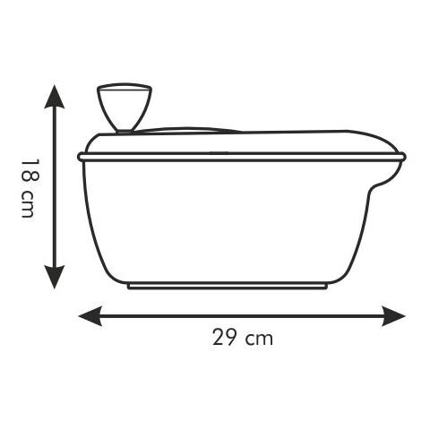 643590, Crank / handle, Trasparente, Bianco, Plastica, 29 cm, 18 cm - Foto 2
