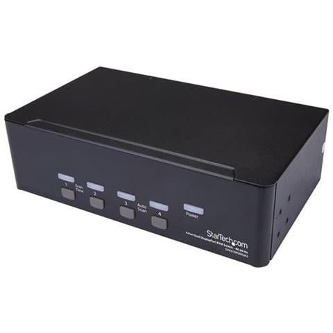 Switch KVM a 4 porte per Dual DisplayPort - 4k 60Hz - Foto 1