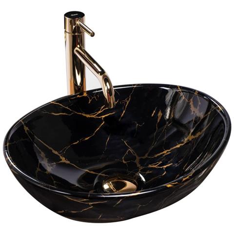 Lavabo Da Appoggio Sofia Black Marble - Foto 1