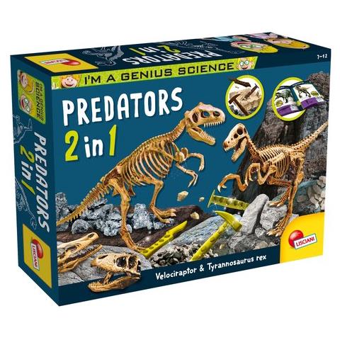 Gioco Educativo Lisciani 95421 Genius Predatori 2 In 1 - Foto 1