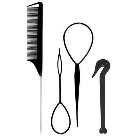 Set Di Passanti Per Treccia Francese Con Pettine A Coda Di Capelli - Foto 1