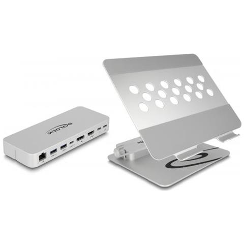 18442 Supporto Per Notebook Supporto Per Notebook E Tablet Argento 39,6 Cm (15.6"") - Foto 1