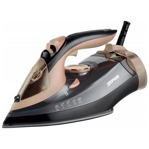 ZHF398 ferro da stiro Ferro da stiro a secco e a vapore Ceramica 2600 W Beige, Nero - Foto 1