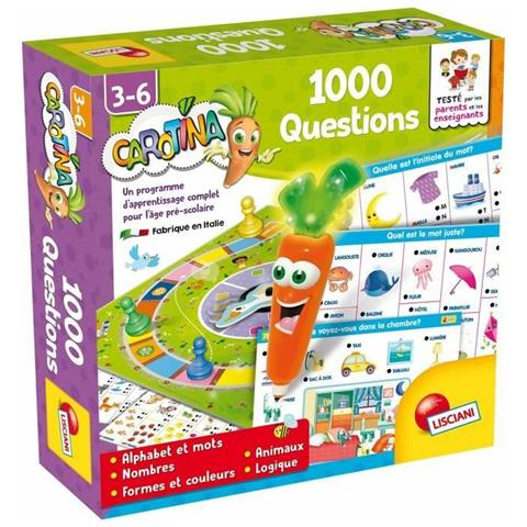 Gioco Educativo Prima Infanzia Lisciani Giochi Carotina 1000 Questions - Foto 1