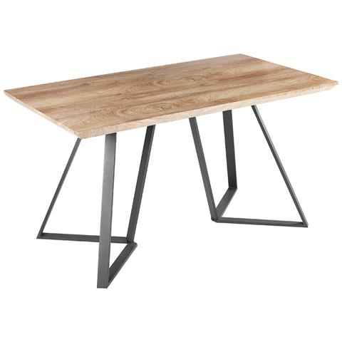 Tavolo Da Pranzo Upton Marrone Chiaro 140 Cm 80 Cm - Foto 7