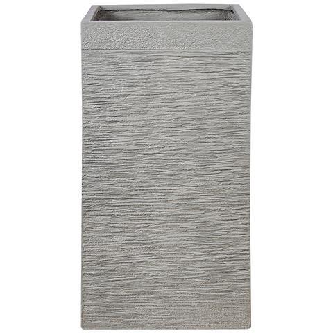 Vaso Da Fiori Argilla Grigio Tortora 40 X 40 X 77 Cm Dion - Foto 7