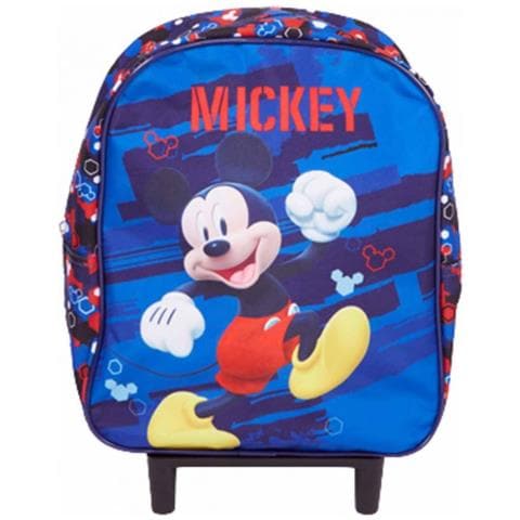 Disney Zaino Trolley Con Ruote Mickey Topolino - Foto 1