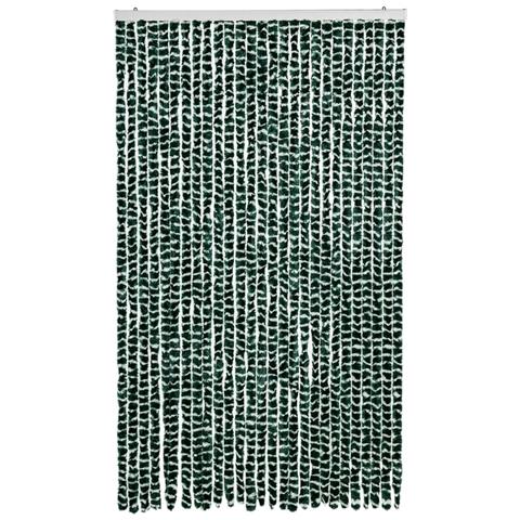 Tenda Antimosche Verde E Bianca 118x220 Cm In Ciniglia - Foto 3