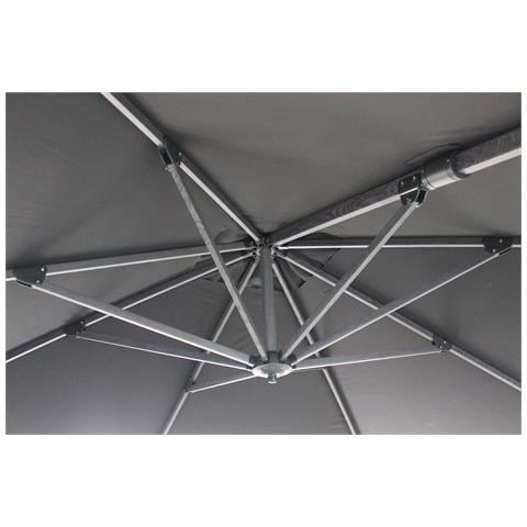 Lift - Ombrellone Da Giardino Decentrato 3 X 3 Con Palo Effetto Legno - Foto 2