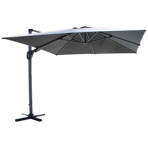 Lift - Ombrellone Da Giardino Decentrato 3 X 3 Con Palo Effetto Legno - Foto 1