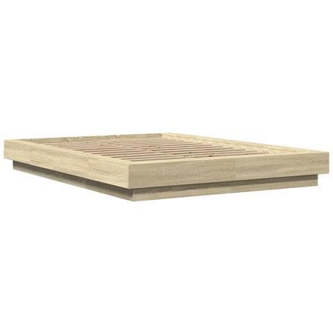 Giroletto Luci Led Rovere Sonoma 135x190 Cm Legno Multistrato - Foto 3