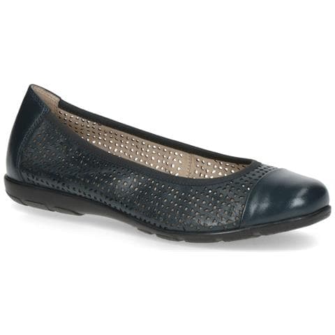 Ocean Nappa Casual Closed Ballerinas Ballerine Pelle Scarpe Donna Blu Eu 36, 9-22151-20-855 - Foto 1