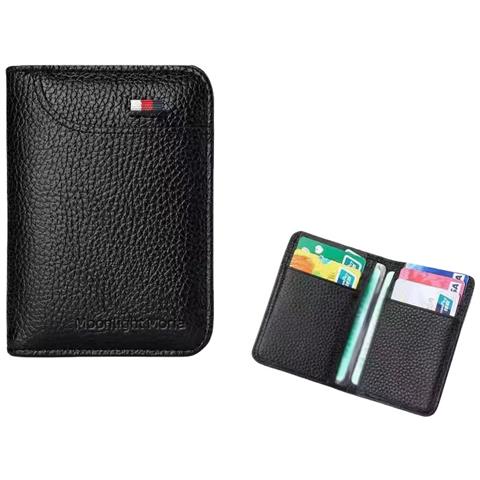 Porta Carte Di Credito E Documenti Ultrasottile E Minimalista Black - Foto 1