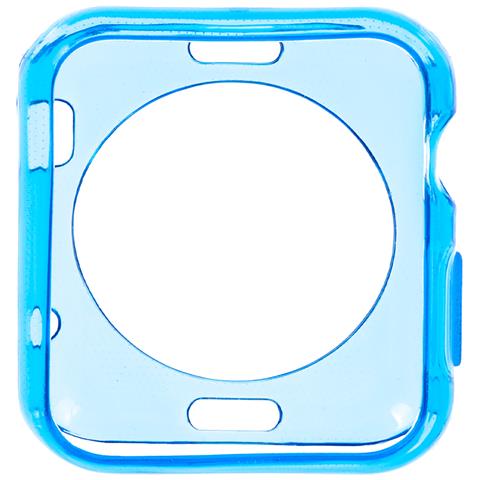 Apple Watch Cassa In Silicone 38 Mm 4x1x3 Cm. Colore Blu - Foto 2