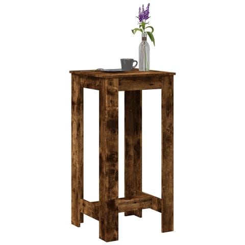 Tavolo Da Bar Rovere Fumo 51x50x103,5 Cm In Legno Multistrato - Foto 1