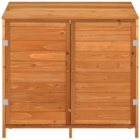 Capanno Da Giardino Marrone 102x52x112 Cm Legno Massello Abete - Foto 2