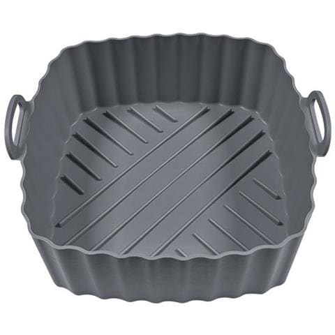 Padella Per Friggitrice Ad Aria Quadrata In Silicone Da 5l, Compatibile Con Xiaomi Maf01, Antiaderente E Facile Da Pulire Grey - Foto 1