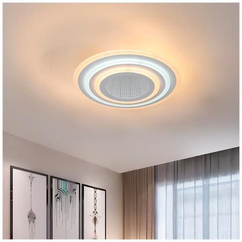 Lampadario Led 76w, Telecomando 2.4g, Luce Regolabile 5800lm Bbled029 - Foto 1