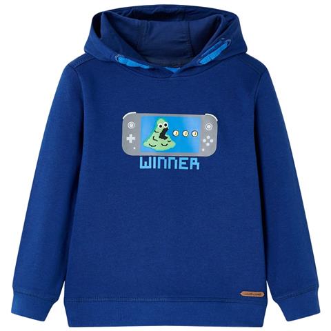 Felpa con Cappuccio per Bambini Blu Scuro 128 - Foto 1