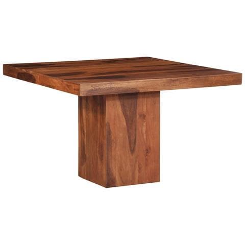Tavolo da Pranzo 120x120x77 cm Legno Massello di Acacia - Foto 1