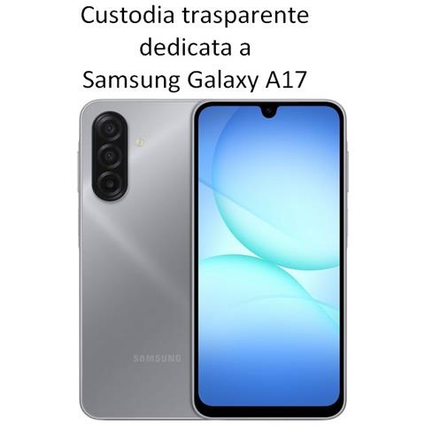 Ultra Slim Custodia Tpu Silicone 0,3mm Cover Case Per Samsung Galaxy A17 4g - 5g Trasparente - Foto 2