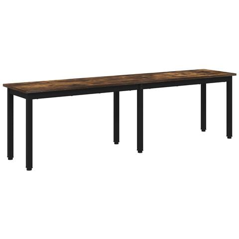 panchina Quercia Fumosa 160 x 35 x 45 cm Legno multistrato - Foto 1