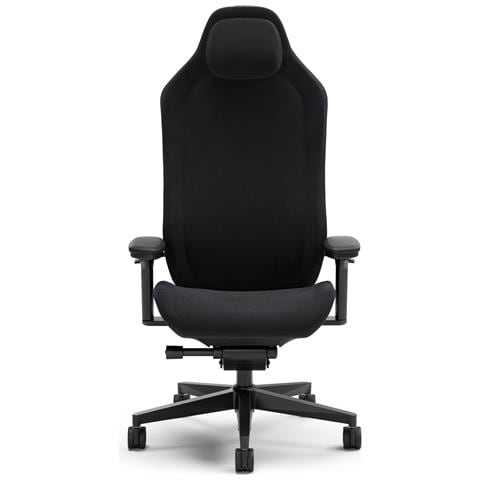 Refine Sedia da gaming per PC Seduta imbottita Nero - Foto 1