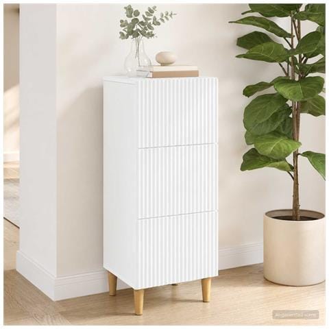 Mobile con Cassetti Bianco 33 x 34,5 x 90 cm - Foto 2