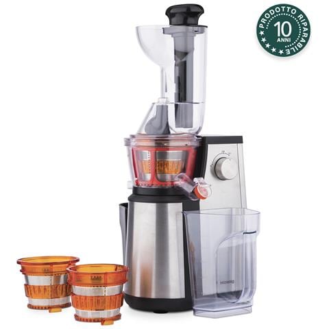 GSX22 Estrattore verticale frutta e verdura, senza BPA- apertura da 82mm-3 Filtri per succhi liquidi o sorbetti, 60 giri al min, 400W - Foto 2