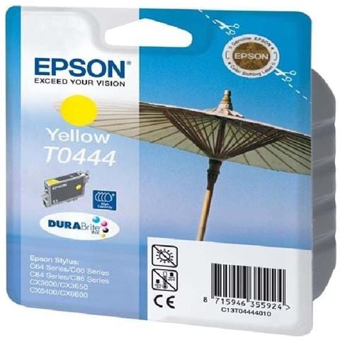 C13T04444010 Cartuccia Ink Originale Gialla per Stylus C64 / C66 / C84 Capacità 420 Pagine - Foto 4