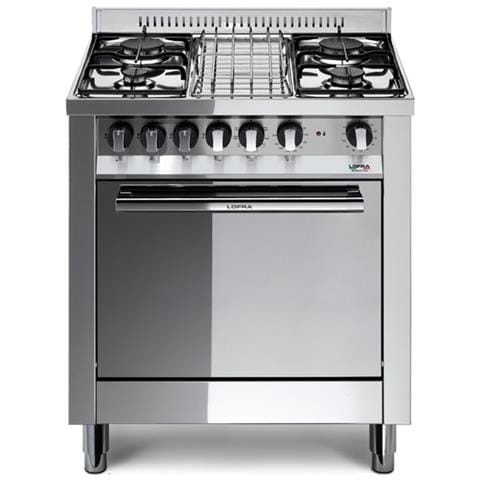 Cucina Elettrica M75MF 4 Fuochi a Gas Forno Elettrico Classe A Colore Acciaio Inox Lucidato - Foto 7