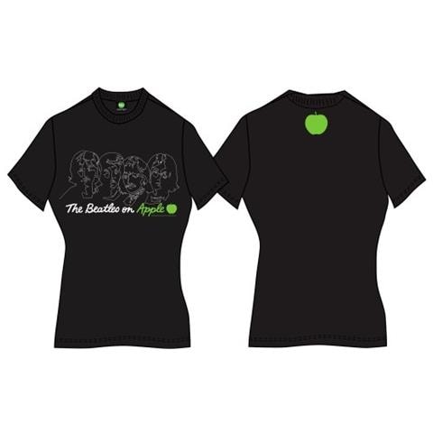 Beatles (The) - On Apple Black (T-Shirt Donna Tg. L) - Foto 1