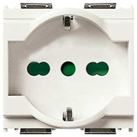 16211b - Presa 2p+t 16a Universale Bianco - Foto 2