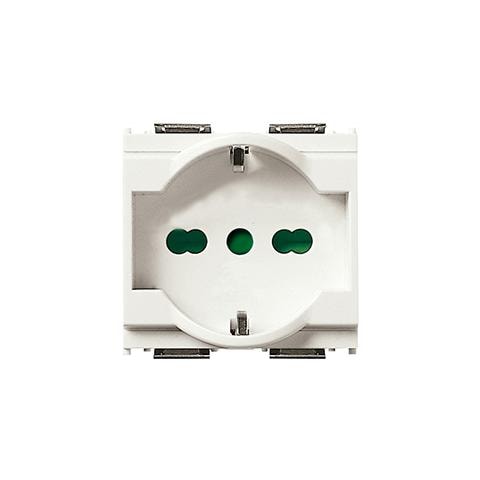 16211b - Presa 2p+t 16a Universale Bianco - Foto 1