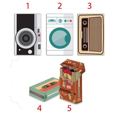 35 Fiammiferi Flip Top Old Style 4,5 Cm 1 Scatola Collezione Mod. 1 - Foto 1