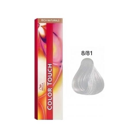 Colorante Rich Naturals Color Touch 8/81 Biondo Chiaro Perla Cenere - Foto 1