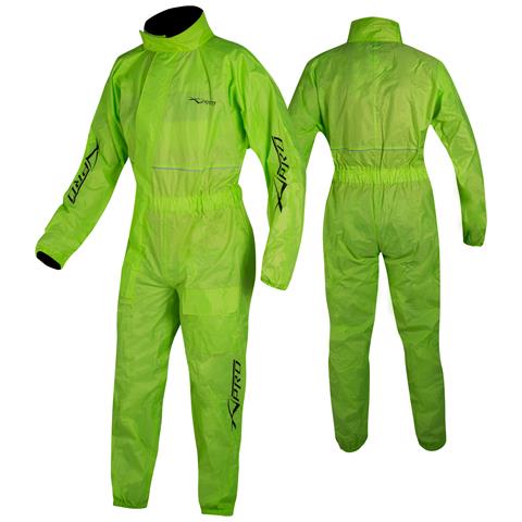 Tuta Impermeabile Intera Anti Acqua Pioggia Alta Visibilità Riflettente Fluo 3xl - Foto 1